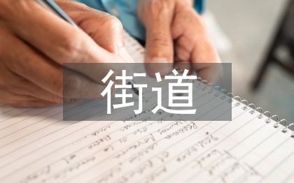 街道部門年度工作計劃