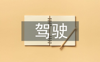 駕駛工作經驗總結