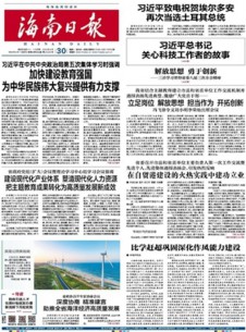 海南日?qǐng)?bào)